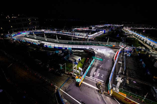 2026 FORMULA E TOKYO ePRIX 77 BARNARD Taylor (gbr), DS Penske, DS E-Tense FE25, action during the Tokyo ePrix, 14th and 15th round of the 2025-26 ABB FIA Formula E World Championship, WM, Weltmeisterschaft on the Tokyo Street Circuit from July 24 to 26, 2026 in Tokyo, Japan - TokyoJapan  Copyright: xBastienxRouxx