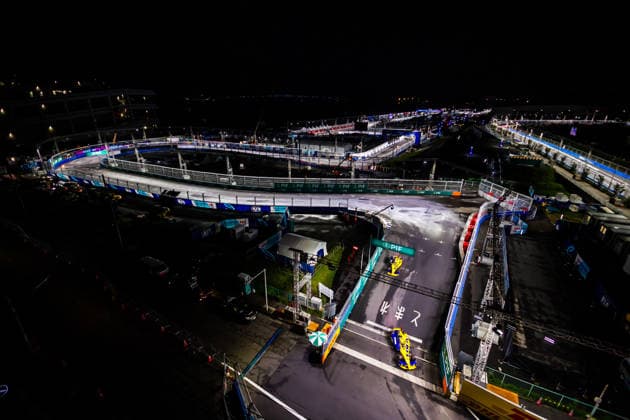2026 FORMULA E TOKYO ePRIX 22 MALONEY Zane (bar), Lola Yamaha ABT Formula E Team, Lola T002, action during the Tokyo ePrix, 14th and 15th round of the 2025-26 ABB FIA Formula E World Championship, WM, Weltmeisterschaft on the Tokyo Street Circuit from July 24 to 26, 2026 in Tokyo, Japan - TokyoJapan  Copyright: xBastienxRouxx