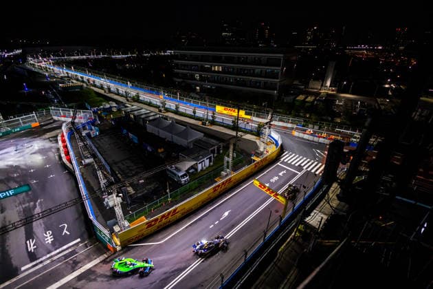 2026 FORMULA E TOKYO ePRIX 28 DRUGOVICH Felipe (bra), Andretti Formula E, Porsche 99X Electric, action during the Tokyo ePrix, 14th and 15th round of the 2025-26 ABB FIA Formula E World Championship, WM, Weltmeisterschaft on the Tokyo Street Circuit from July 24 to 26, 2026 in Tokyo, Japan - TokyoJapan  Copyright: xBastienxRouxx