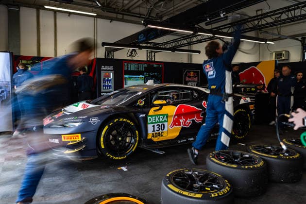 DTM, 9. + 10. Rennen Oschersleben 2026 130 Lamborghini Temerario GT3, ABT Sportsline: Luca Engstler - picture by Gruppe C Photography Oschersleben Oschersleben Sachsen-Anhalt Germany Copyright: xGruppexCxPhotographyx