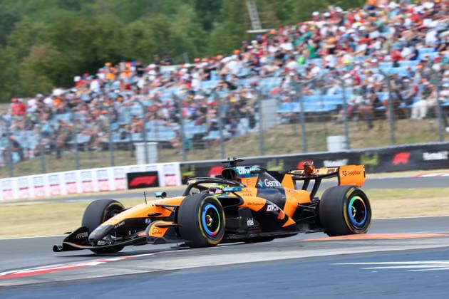 F1 Hungarian Gran Prix Leonardo Fornaroli of McLaren Formula 1 Team on track during free practice 1 ahead of the F1 Grand Prix of Hungary at Hungaroring on July 24, 2026 in Mogyorod, Hungary. Mogyorod Hungaroring Hungary Copyright: xMarcoxCanonierox