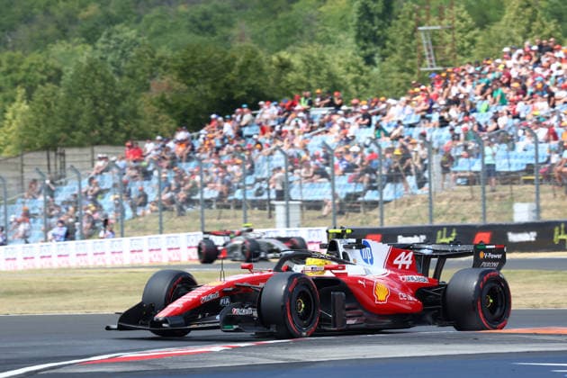 F1 Hungarian Gran Prix Lewis Hamilton of Scuderia Ferrari HP on track during free practice 1 ahead of the F1 Grand Prix of Hungary at Hungaroring on July 24, 2026 in Mogyorod, Hungary. Mogyorod Hungaroring Hungary Copyright: xMarcoxCanonierox