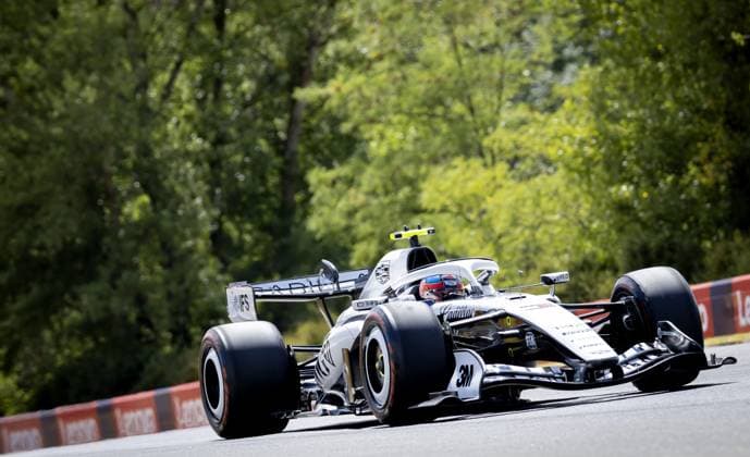 BUDAPEST - Colton Herta (Cadillac) during the 1st free practice session at the Hungaroring ahead of the Hungarian Grand Prix. SANDER KONING ANP xVIxANPxSportx xxANPxIVx 564198615 originalFilename: 564198615.jpg