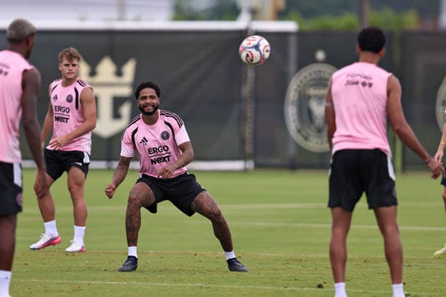 FORT LAUDERDALE, FL - JULY 24: Micael Dos Santos (16) of Inter Miami CF is seen during an Inter Miami Training Session at Florida Blue Training Center on July 24, 2026 in Fort Lauderdale, Florida. (Photo by Chris Arjoon Icon Sportswire) SOCCER: JULY 24 Inter Miami CF Training EDITORIAL USE ONLY Icon26072400000015