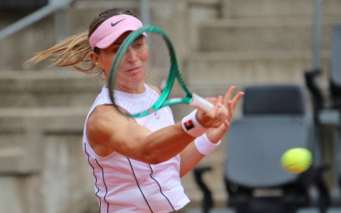 MSC Hamburg Ladies Open WTA, Tennis Damen 250) am Rothenbaum: Paula Badosa (Spanien) im Viertelfinale. *** MSC Hamburg Ladies Open WTA 250 at Rothenbaum: Paula Badosa of Spain Advances to the Quarterfinals