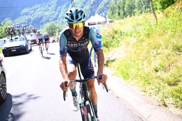 Tour de France 2026 Stage 19 ALPE D HUEZ, FRANCE - JULY 24 : Tiberi Antonio (ITA) of Bahrain - Victorious during stage 19 of the 113rd edition of Tour de France an UCI World Tour 2.UWT cycling road race stage for Men Elite of 128 km with start in Gap and finish in Alpe d Huez on July 24, 2026 in Alpe d Huez, France, 24 07 2026 ( Motordriver Kurt Vandenborre - Alpe d Huez France  Copyright: xGvgx