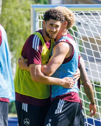 24.07.2026 - Fussball - 2. Fussball-Bundesliga - Saison 2026 2027 - 1. FC Nürnberg FCN Club - Trainingslager Sommer Sommertrainingslager Gais - Bruneck - Südtirol - Zink DaMa - xdaxmax - Khalid Abu El Haija (44, 1. FC Nürnberg FCN ) Piet Scobel (19, 1. FC Nürnberg FCN ) *** July 24, 2026 Soccer 2 Soccer Bundesliga 2026–2027 Season 1 FC Nuremberg (FCN) Club Summer Training Camp Summer Training Camp in Gais, Brunico, South Tyrol Zink DaMa xdaxmax Khalid Abu El Haija 44, 1 FC Nuremberg FCN Piet Scobel 19, 1 FC Nuremberg FCN