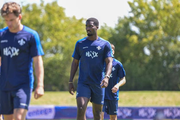 24.07.2026, Bad Wörishofen, Deutschland. 2. Bundesliga: Der SV Darmstadt 98 absolviert das Abschlusstraining im Sommertrainingslager vor dem Testspiel. Patric Pfeiffer (SV Darmstadt 98) *** July 24, 2026, Bad Wörishofen, Germany, 2. Bundesliga: SV Darmstadt 98 completes its final training session at summer training camp ahead of the friendly match. Patric Pfeiffer, SV Darmstadt 98