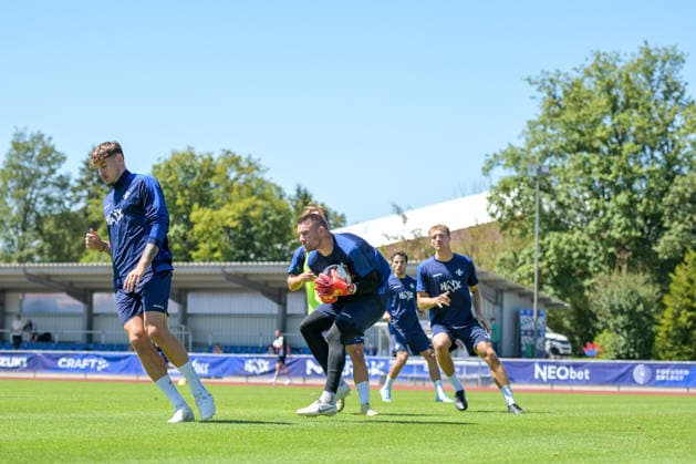 Football, 2nd Bundesliga, SV Darmstadt 98, Training