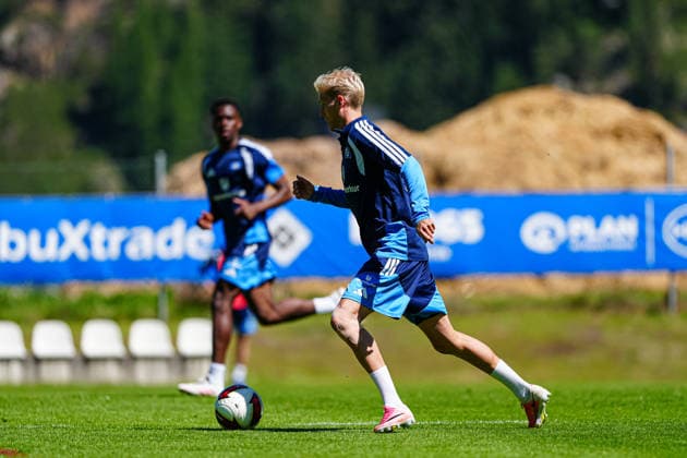 Albert Gronbaek (Hamburger SV, 11) AUT, Training Hamburger SV, Fussball, 1. Bundesliga, Saison 2026 2027, 24.07.2026 AUT, Training Hamburger SV, Fussball, 1. Bundesliga, Saison 2026 2027, 24.07.2026 Oberlängenfeld *** Albert Gronbaek, Hamburger SV, July 11, Training, Hamburger SV, Soccer, Bundesliga 1, 2026–2027 Season, July 24, 2026, Austria, Hamburger SV training, soccer, Bundesliga 1, 2026–2027 season, July 24, 2026, Oberlängenfeld Copyright: xEibner-Pressefoto MarcelxvonxFehrnx EP_MFN