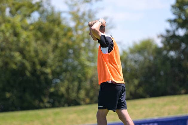 24.07.2026, Bad Wörishofen, Deutschland. 2. Bundesliga: Der SV Darmstadt 98 absolviert das Abschlusstraining im Sommertrainingslager vor dem Testspiel. Cheftrainer Florian Kohfeldt (SV Darmstadt 98) *** July 24, 2026, Bad Wörishofen, Germany, 2. Bundesliga: SV Darmstadt 98 completes its final training session at summer training camp ahead of the exhibition match. Head Coach Florian Kohfeldt, SV Darmstadt 98