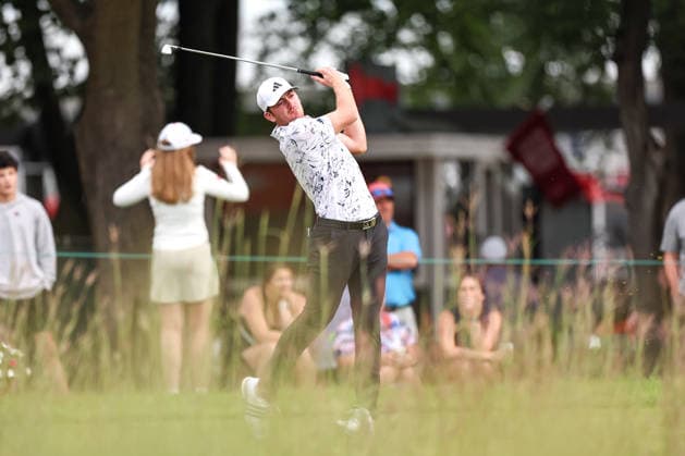 Golf 2026: PGA, Golf Herren 3M Open: Round 2 Nick Dunlap of the United States hits his tee shot on the 13th tee during the second round of the 2026 3M Open at TPC Twin Cities on July 24, 2026 in Blaine, Minnesota. Steven Garcia CSM (Credit Image: Â Steven Garcia Cal Media) Blaine Minnesota USA EDITORIAL USE ONLY Copyright: xx ZUMA-20260724_zma_c04_033.jpg StevenxGarciax csmphotothree505755