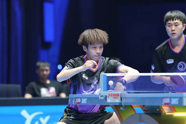 DALIAN, CHINA - JULY 24: A general view shows the venue during day two of the first leg of the 2026 China Table tennis, Tischtennis Super League regular season on July 24, 2026 in Dalian, Liaoning Province of China.  Copyright: xVCGx 111656195212