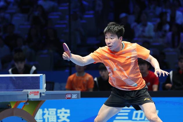 DALIAN, CHINA - JULY 24: A general view shows the second competition day of the first leg of the 2026 China Table tennis, Tischtennis Super League regular season on July 24, 2026 in Dalian, Liaoning Province of China.  Copyright: xVCGx 111656195214