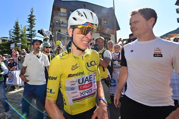 Tour de France 2026 Stage 19 ALPE D HUEZ, FRANCE - JULY 24 : Pogacar Tadej (SLO) of UAE Team Emirates - XRG during stage 19 of the 113rd edition of Tour de France an UCI World Tour 2.UWT cycling road race stage for Men Elite of 128 km with start in Gap and finish in Alpe d Huez on July 24, 2026 in Alpe d Huez, France, 24 07 2026 Alpe d Huez France  Copyright: xPetexGodingx