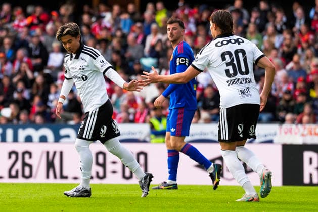 Rosenborg - Manchester United, ManU treningskamp 2026. Trondheim 20260724. Rosenborgs Aleksander Borgersen under treningskampen i fotball mellom Rosenborg og Manchester United pa Lerkendal stadion. Foto: Ole Martin Wold NTB Trondheim Norge EDITORIAL USE ONLY. RESTRICTED USE FOR BETTING COMPANIES Ref:_SPOQY115PEgFTg.jpg *** Rosenborg vs. Manchester United, friendly match 2026 Trondheim 20260724 Rosenborg s Aleksander Borgersen during the soccer friendly between Rosenborg and Manchester United at Lerkendal Stadium Photo: Ole Martin Wold, NTB, Trondheim, Norway EDITORIAL USE ONLY RESTRICTED USE FOR BETTING COMPANIES  Copyright: xOlexMartinxWoldx xNTBx