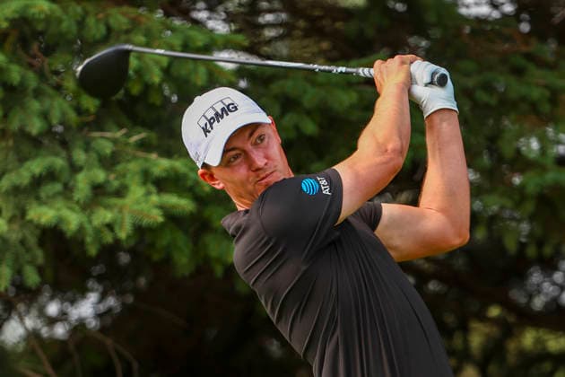July 24, 2026, Blaine, Minnesota, United States: MAVERICK MCNEALY drives the ball at hole two. This is the second day of the at TPC Twin Cities in Blaine Minnesota. 2026 PGA, Golf Herren 3M Open - Day 2  - ZUMAt166 20260724_zsp_t166_076 Copyright: xMichaelxTurnerx