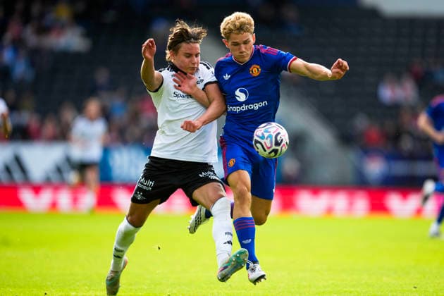 Football, friendly match, Rosenborg Trondheim v Manchester United