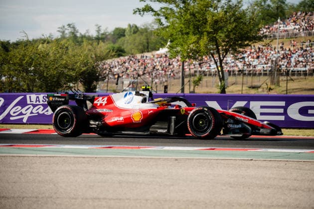 July 24, 2026, Mogyorod, Pest, Hungary: Seven time World Champion Lewis Hamilton(Scuderia Ferrari Hp) ends the day leading the free practice 2 ahead his teammate at F1 Louis Vuitton Hungary Grand prix at Hungaroring(Mogyorod,Pest,Hungary) on Friday July,24,2026 Mogyorod Hungary - ZUMAp257 20260724_zip_p257_057 Copyright: xCristopherxPonsox