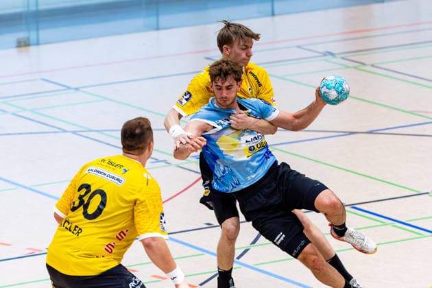 24.07.2026, GER, Handball, Maenner, Saison 26 27, Opel 1.Bl 2.Bl. Testspiel, ThSV Eisenach - HSC 2000 Coburg Stephan Seitz (ThSV Eisenach,44) Meiningen Reinhard-Kupietz-Halle Thueringen Deutschland *** July 24, 2026, GER, Handball, Men, 2026–2027 Season, Opel 1st Division vs. 2nd Division Exhibition Match, ThSV Eisenach vs. HSC 2000 Coburg, Stephan Seitz (ThSV Eisenach), 44, Meiningen, Reinhard Kupietz, Halle, Thuringia, Germany