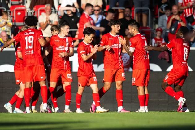 FUSSBALL REGIONALLIGA NORDOST - SAISON 2026-2027 - 1. SPIELTAG FC ROT WEISS ERFURT - BFC DYNAMO ** NUR FÜR REDAKTIONELLE ZWECKE ** EDITORIAL USE ONLY **<p>24 07 2026-Erfurt: Fussball Regionalliga Nordost 1. Spieltag Saison 2026-2027 Steigerwaldstadion FC Rot Weiss Erfurt - BFC Dynamo im Foto: Hinata Gonda 34 (FC Rot-Weiß Erfurt) jubelt nach dem Treffer zum 2:0 für Erfurt ( Deutschland Thueringen Erfurt Copyright: SaschaxFromm *** SOCCER REGIONAL LEAGUE NORTHEAST 2026–2027 SEASON, MATCHDAY 1: FC ROT WEISS ERFURT vs. BFC DYNAMO ** FOR EDITORIAL PURPOSES ONLY ** EDITORIAL USE ONLY ** July 24, 2026 Erfurt Soccer Regional League Northeast Matchday 1, 2026–2027 Season Steigerwaldstadion FC Rot-Weiss Erfurt vs. BFC Dynamo (Photo: Hinata Gonda) 34 FC Rot-Weiss Erfurt celebrates after scoring the 2 0 for Erfurt, Germany, Thuringia, Erfurt. Copyright SaschaxFromm Copyright: SaschaxFromm doc86uxylpll4wr412mo5n ,EDITORIAL USE ONLY