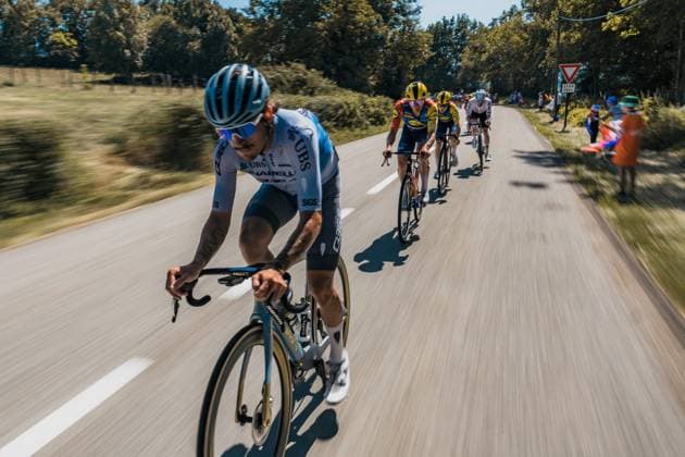 Tour de France 2026 PHOTOPQR LE DAUPHINE Jean-Baptiste BORNIER ; Huez ; 24 07 2026 ; Gap (Hautes-Alpes), le vendredi 24 juillet 2026. Etape 19 du Tour de France entre Gap (Hautes-Alpes) et l Alpe-d huez (Isère). Dans la descente du col du Noyer. Photo : Le DL Jean-Baptiste Bornier 113th edition of the Tour de France cycling race. *** Local Caption *** Huez Isère Rhône-Alpes FRANCE  Copyright: xPHOTOPQR LExDAUPHINE MAXPPPxJean-BaptistexBORNIERx 20260724JDL9151 20260724JDL9151