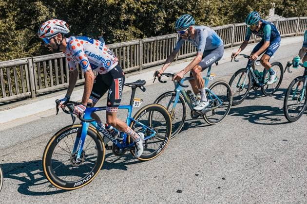 Tour de France 2026 PHOTOPQR LE DAUPHINE Jean-Baptiste BORNIER ; Huez ; 24 07 2026 ; Gap (Hautes-Alpes), le vendredi 24 juillet 2026. Etape 19 du Tour de France entre Gap (Hautes-Alpes) et l Alpe-d huez (Isère). Valentin Paret Peintre et son maillot à pois. Photo : Le DL Jean-Baptiste Bornier 113th edition of the Tour de France cycling race. *** Local Caption *** Huez Isère Rhône-Alpes FRANCE  Copyright: xPHOTOPQR LExDAUPHINE MAXPPPxJean-BaptistexBORNIERx 20260724JDL9170 20260724JDL9170