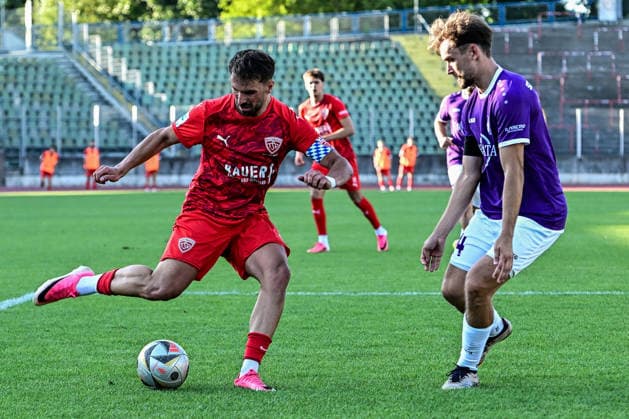 Football, Bavarian Regional League, TSV Schwaben Augsburg v TSV Buchbach
