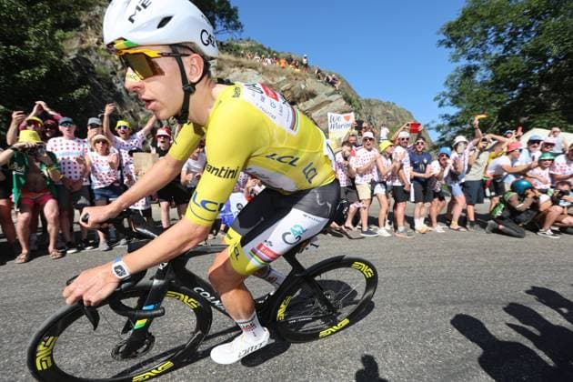 Tour de France 19ème etape PHOTOPQR LE COURRIER PICARD Haslin ; Alpe d Huez ; 24 07 2026 ; 24 07 26 Tour de France 19ème etape Gap - L Alpe d Huez Tadej Pogacar Photo Fred Haslin *** Local Caption *** Alpe d Huez 38 France  Copyright: xPHOTOPQR LExCOURRIERxPICARD MAXPxHaslinx 20260724LCP9293 20260724LCP9293