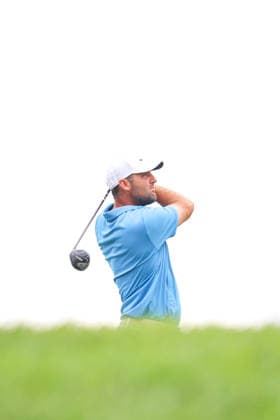 Scottie Scheffler of the United States hits his tee shot on the seventh tee during the second round of the 2026 3M Open at TPC Twin Cities on July 24, 2026 in Blaine, Minnesota. CSM Blaine USA - ZUMAc04_ 20260724_zma_c04_123 Copyright: xStevenxGarciax