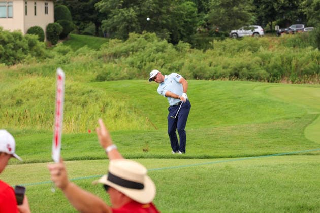 Corey Conners of Canada hits a shot from the rough towards the the sixth green during the second round of the 2026 3M Open at TPC Twin Cities on July 24, 2026 in Blaine, Minnesota. CSM Blaine USA - ZUMAc04_ 20260724_zma_c04_124 Copyright: xStevenxGarciax