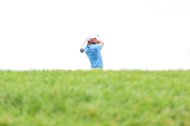 Scottie Scheffler of the United States hits his tee shot on the seventh tee during the second round of the 2026 3M Open at TPC Twin Cities on July 24, 2026 in Blaine, Minnesota. CSM Blaine USA - ZUMAc04_ 20260724_zma_c04_125 Copyright: xStevenxGarciax