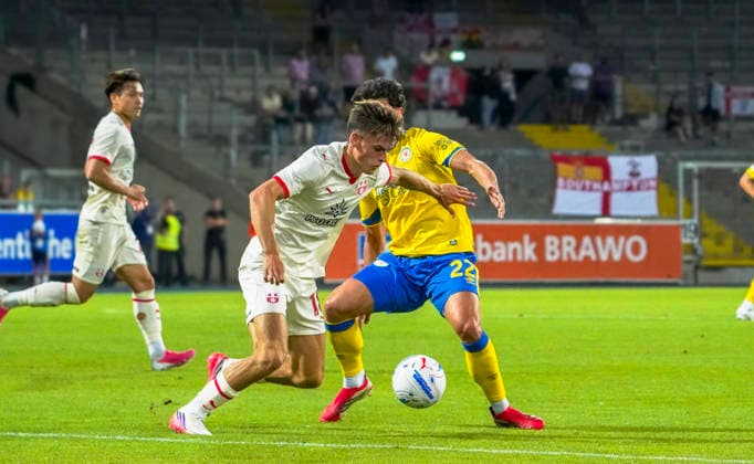 Deutschland: Fussball Testspiel Vereine 2026 2027, Freundschaftsspiel Eintracht Braunschweig vs Southampton FC Eintracht-Stadion (Braunschweig): Fabio Di Michele Sanchez (Eintracht Braunschweig, 22) Braunschweig *** Germany Soccer Friendly Matches Clubs 2026 2027, Friendly Match Eintracht Braunschweig vs. Southampton FC, Eintracht Stadium Braunschweig, Fabio Di Michele Sanchez, Eintracht Braunschweig, 22 Braunschweig Copyright: xAymanxAlahmedx