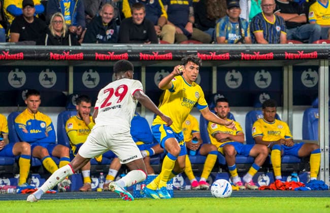 Deutschland: Fussball Testspiel Vereine 2026 2027, Freundschaftsspiel Eintracht Braunschweig vs Southampton FC Eintracht-Stadion (Braunschweig): Johan Gomez Johan Gomez (Eintracht Braunschweig, 44) Braunschweig *** Germany Soccer Friendly Matches Clubs 2026 2027, Friendly Match Eintracht Braunschweig vs. Southampton FC Eintracht Stadium Braunschweig Johan Gomez Johan Gomez Eintracht Braunschweig, 44 Braunschweig Copyright: xAymanxAlahmedx