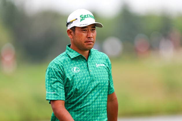 Hideki Matsuyama of Japan looks on from the 17th hole during the second round of the 2026 3M Open at TPC Twin Cities on July 24, 2026 in Blaine, Minnesota. CSM Blaine USA - ZUMAc04_ 20260724_zma_c04_145 Copyright: xStevenxGarciax