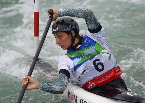 July 24, 2026, Oklahoma City, Oklahoma, USA: MONICA DORIA of Andorra during Women s Canoe semifinal on 2026 ICF Canoe Slalom World Championships, Oklahoma City. Oklahoma City USA - ZUMAc278 20260724_zsp_c278_018 Copyright: xMarcinxCholewinskix