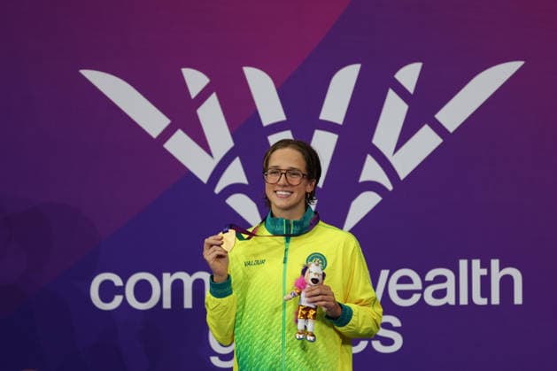 July 24, 2026, Glasgow, Scotland, Great Britain: JENNA FORRESTER of Australia poses with her gold medal in the Women s 200m Backstroke Medal Ceremony of the Commonwealth Games Glasgow 2026 at the Tollcross International Swimming Centre in Glasgow, Scotland Glasgow Great Britain - ZUMAc179 20260724_zep_c179_490 Copyright: xMickaelxChavetx