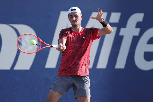 LOS CABOS TENNIS OPEN 2026 LOS CABOS TENNIS OPEN 2026 24072026 LOS CABOS, MEXICO. Action photo of Bernard Tomic of Australia, during a training session at the Cabo Sports Complex, prior to the start of the Los Cabos Tennis Open 2026 in Baja California, Mexico. Foto accion de Bernard Tomic de Australia, durante una sesion de entrenamiento en el Cabo Sports Complex, previa al arranque del Los Cabos Tennis Open 2026 en Baja California, Mexico. PHOTO BY IMAGENSHOP AGENCIA FOTOGRAFICA LOS CABOS BAJA CALOFORNIA MEXICO *** LOS CABOS TENNIS OPEN 2026 LOS CABOS TENNIS OPEN 2026 24072026 LOS CABOS, MEXICO Action photo of Bernard Tomic of Australia during a training session at the Cabo Sports Complex prior to the start of the 2026 Los Cabos Tennis Open in Baja California, Mexico Action photo of Bernard Tomic of Australia, during a training session at the Cabo Sports Complex, ahead of the start of the 2026 Los Cabos Tennis Open in Baja California, Mexico PHOTO BY IMAGENSHOP PHOTO AGENCY LOS CABOS BAJA CALIFORNIA MEXICO Copyright: xIMAGENSHOPxAGENCIAxFOTOGRAFICAx