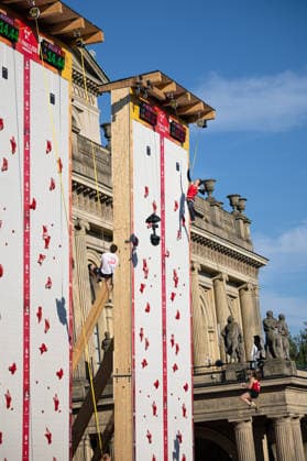 24.07.2026: Klettern - Speedklettern: Die Finals 2026 - Deutsche Meisterschaft Speed - Gemischte Staffel Sebastian Lucke (Nordrhein-Westfalen) Hannover Opernplatz Niedersachsen Deutschland *** July 24, 2026 Climbing Speed Climbing The Finals 2026 German Speed Climbing Championship Mixed Relay Sebastian Lucke North Rhine-Westphalia Hanover Opernplatz Lower Saxony Germany