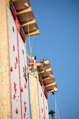 24.07.2026: Klettern - Speedklettern: Die Finals 2026 - Deutsche Meisterschaft Speed - Gemischte Staffel Andrin Zedler (Nordrhein-Westfalen) Hannover Opernplatz Niedersachsen Deutschland *** July 24, 2026 Climbing Speed Climbing The Finals 2026 German Speed Climbing Championship Mixed Relay Andrin Zedler North Rhine-Westphalia Hanover Opernplatz Lower Saxony Germany