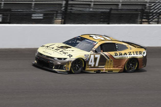 INDIANAPOLIS, IN - JULY 24: Ricky Stenhouse (47) Hyak Motorsports Chevrolet ZL1 makes a lap in NASCAR, Motorsport, USA Cup Series Brickyard 400 practice on Friday, July 24, 2026, at the Indianapolis Motor Speedway in Speedway, Indiana. (Photo by David Allio Icon Sportswire) AUTO: JUL 24 NASCAR Cup Series Brickyard 400 EDITORIAL USE ONLY Icon95126072437