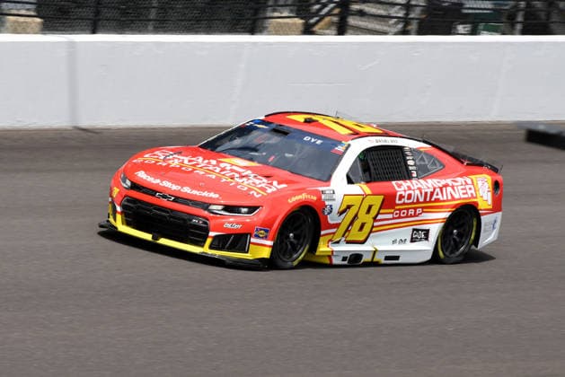 INDIANAPOLIS, IN - JULY 24: Daniel Dye (78) Live Fast Motorsports Chevrolet ZL1 makes a lap in NASCAR, Motorsport, USA Cup Series Brickyard 400 practice on Friday, July 24, 2026, at the Indianapolis Motor Speedway in Speedway, Indiana. (Photo by David Allio Icon Sportswire) AUTO: JUL 24 NASCAR Cup Series Brickyard 400 EDITORIAL USE ONLY Icon95126072442