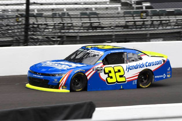 INDIANAPOLIS, IN - JULY 24: Rajah Caruth (32) Jordan Anderson Racing (JAR) Chevrolet SS makes a lap in NASCAR, Motorsport, USA O™Reilly Auto Parts Series Pennzoil 250 practice on Friday, July 24, 2026, at the Indianapolis Motor Speedway in Speedway, Indiana. (Photo by David Allio Icon Sportswire) AUTO: JUL 24 NASCAR O™Reilly Auto Parts Series Pennzoil 250 EDITORIAL USE ONLY Icon95126072418