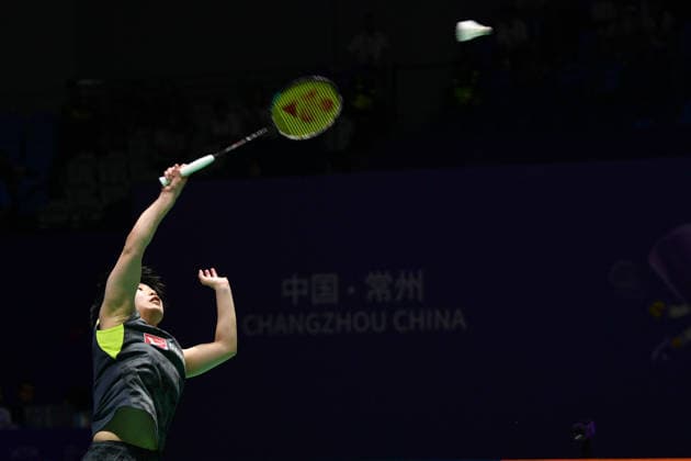 CHANGZHOU, CHINA - JULY 25: Akane Yamaguchi of Japan competes in the Women s Singles Semifinal match against Wang Zhiyi of China on day 5 of the China Open 2026 at Changzhou Olympic Sports Center Gymnasium on July 25, 2026 in Changzhou, Jiangsu Province of China.  Copyright: xVCGx 111656312577