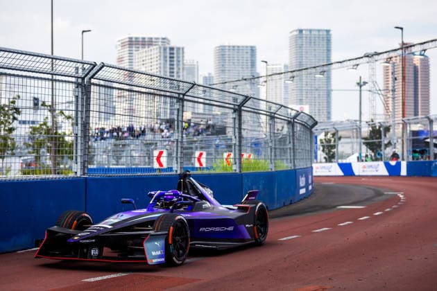 2026 FORMULA E TOKYO ePRIX 94 WEHRLEIN Pascal (ger), Porsche Formula E Team, Porsche 99X Electric, action during the Tokyo ePrix, 14th and 15th round of the 2025-26 ABB FIA Formula E World Championship, WM, Weltmeisterschaft on the Tokyo Street Circuit from July 24 to 26, 2026 in Tokyo, Japan - TokyoJapan  Copyright: xBastienxRouxx