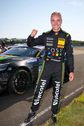 ADAC GT4 Germany, 5. + 6. Rennen Oschersleben 2026 04 Aston Martin Vantage AMR GT4 Evo, EastSide Motorsport: Jan Philipp Springob - picture by Gruppe C Photography Oschersleben Motorsportarena Oschersleben Deutschland Copyright: xGruppexCxPhotographyx