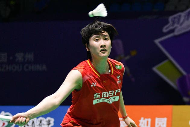 CHANGZHOU, CHINA - JULY 25: Chen Yufei of China competes in the Women s Singles Semifinal match against Tomoka Miyazaki of Japan on day 5 of the China Open 2026 at Changzhou Olympic Sports Center Gymnasium on July 25, 2026 in Changzhou, Jiangsu Province of China.  Copyright: xVCGx 111656325081