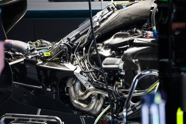 F1 - HUNGARIAN GRAND PRIX 2026 Mercedes AMG F1 Team W17, mechanical detail of engine power unit during the Formula 1 Hungarian Grand Prix 2026, 11th round of the 2026 Formula One World Championship, WM, Weltmeisterschaft from July 24 to 26, 2026 on the Hungaroring, in Mogyorod near Budapest, Hungary - MogyorodHungary  Copyright: xFLORENTxGOODENx