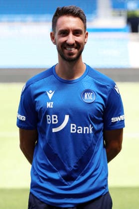 24.07.2026, xrekx, Fussball 2.Bundesliga, Karlsruher SC - Fototermin Saison 2026 27 v.l. Mauro Zanoguera Athletiktrainer (Karlsruher SC) (DFL DFB REGULATIONS PROHIBIT ANY USE OF PHOTOGRAPHS as IMAGE SEQUENCES and or QUASI-VIDEO) Karlsruhe *** July 24, 2026, xrekx, Soccer, 2. Bundesliga, Karlsruher SC Photo Session, 2026–27 Season, from left: Mauro Zanoguera, Strength and Conditioning Coach, Karlsruher SC. DFL and DFB regulations prohibit any use of photographs as image sequences and or quasi-video. Karlsruhe