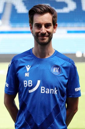 24.07.2026, xrekx, Fussball 2.Bundesliga, Karlsruher SC - Fototermin Saison 2026 27 v.l. Marius Emnet, Leiter Physiotherapie (Karlsruher SC) (DFL DFB REGULATIONS PROHIBIT ANY USE OF PHOTOGRAPHS as IMAGE SEQUENCES and or QUASI-VIDEO) Karlsruhe *** July 24, 2026, xrekx, Soccer, 2. Bundesliga, Karlsruher SC Photo Session, 2026–27 Season; from left: Marius Emnet, Head of Physical Therapy at Karlsruher SC. DFL and DFB regulations prohibit any use of photographs as image sequences and or quasi-video. Karlsruhe